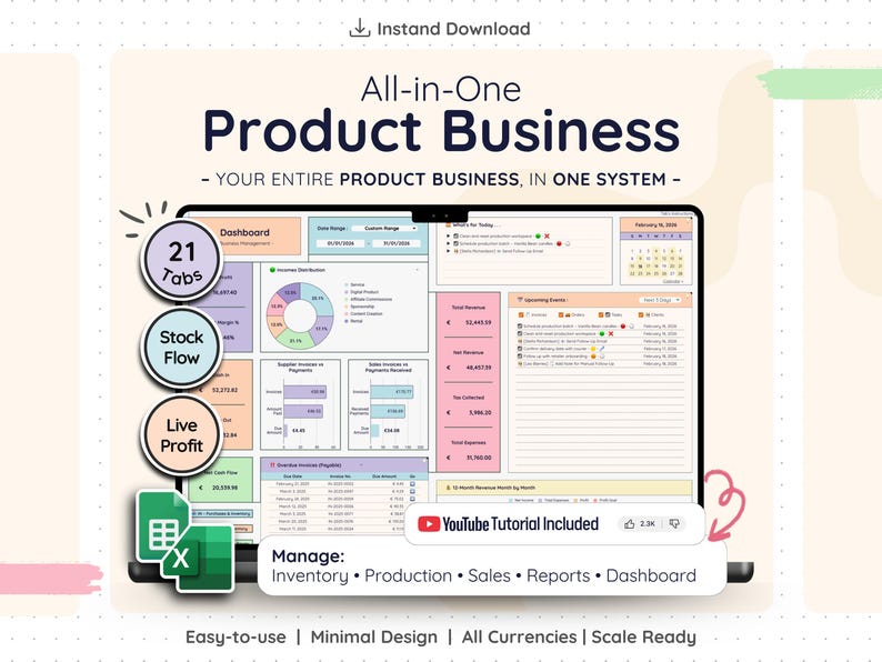All-in-One Product Business Template